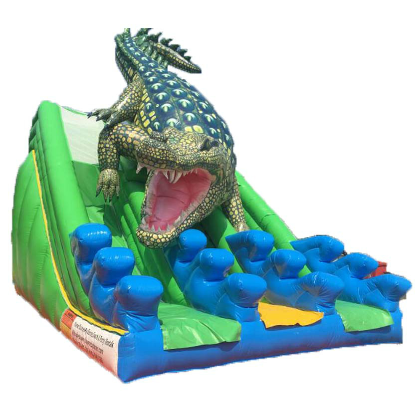 Inflatable Crocodile Slide