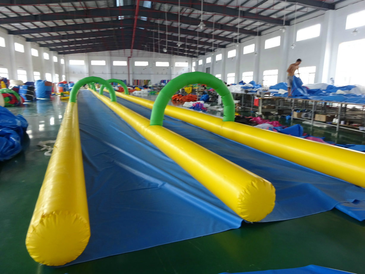 Double Lane Inflatable Slide The City